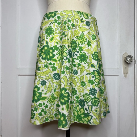Gap green floral skirt - Picture 1 of 4